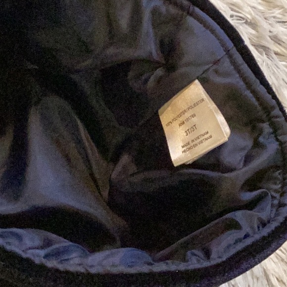 GOODLAD GIRLS NAVY VELVET RUFFLE HAT & COAT SET SZ. 3T - Picture 7 of 11